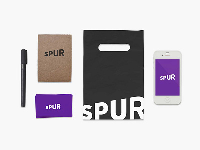 Identity for Spur design identity lettering logo typography