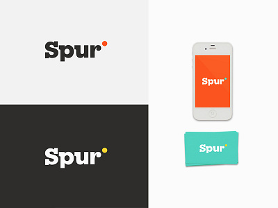 Unused concept for Spur branding identity lettering logo logotype typography