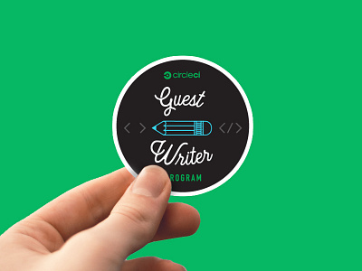 'Guest Writer' Sticker