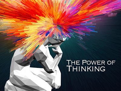 "The power of thinking" (Award winning poster)