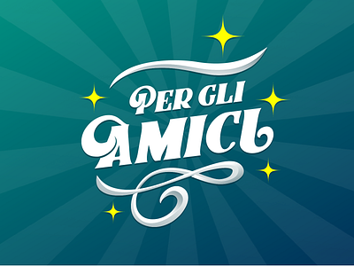 Logo design - "Per gli Amici"