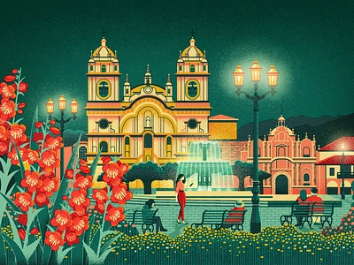 Cusco - Culture Trip cusco fountain midcentury peru plaza travel travel illustration trip