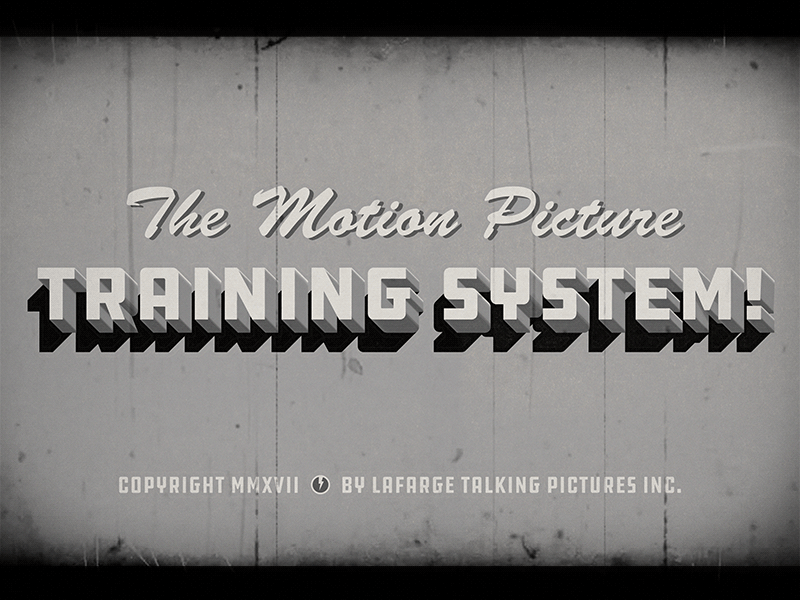 Vintage Sting black and white cinema classic film film film noir film reel movies sting title typography vintage