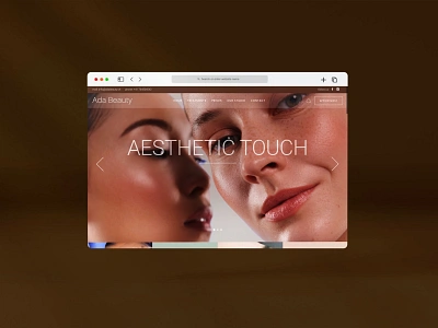 Ada Beauty - Aesthetic Touch branding design graphic design ui ux visual design website