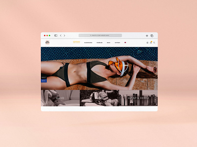 Justwhistleforme.com - Swimwear branding design graphic design ui ux website