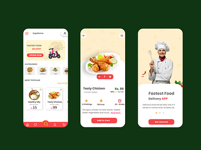 Food Delivery App Ui