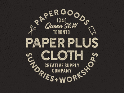 Paper Plus Cloth Logotype Design