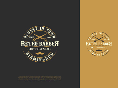 Retro Barber Logo