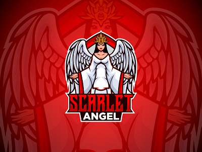 Angel Mascot Logo