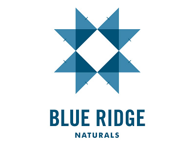 Blue Ridge Naturals logo logo quilt southern star