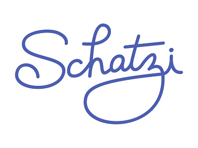 Schatzi retail script type typography