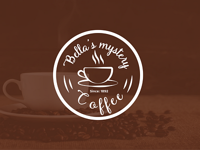 Bella's Mystery Coffee Logo Design