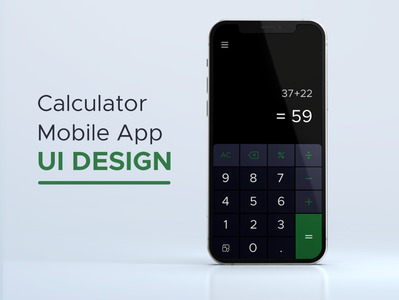 Calculator UX UI Design by Al Imran Khan on Dribbble