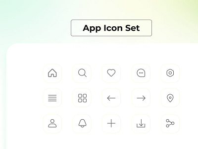 Interface App Icon icon icondesign interface logo minimal outline simple ui