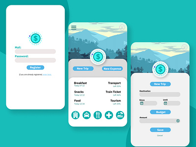 App de Turistas app design figma illustration ui