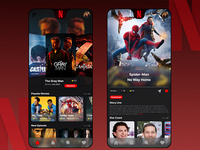 Netflix-Redesign app design figma ui ux