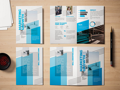 Bifold Brochure bifold branding brochure business graphic design