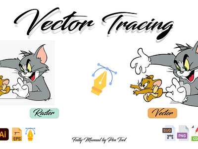 Cartoon Vector Tracing cartoon graphic design illustaration raster tracing vector