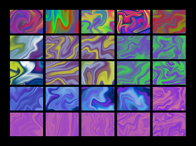 50 Psychedelic Swirls Texture textured