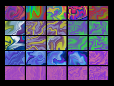 50 Psychedelic Swirls Texture