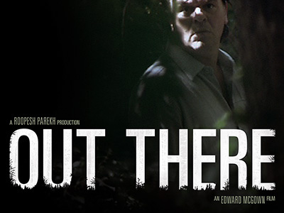 Out There short-film poster green movie nature poster short film white