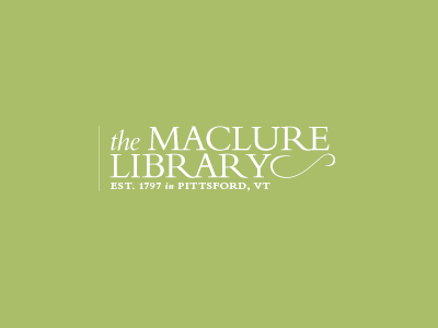 Maclure Library Logo bergamo pro nymphette pale green white