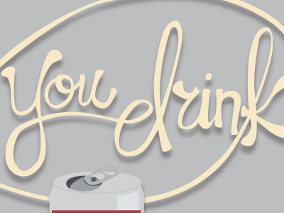 So You drink PBR? blog drawn fun hand lettering vector