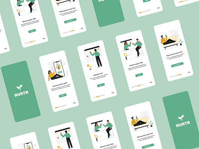 Splash Screen & Onboarding Flow for a Plant app