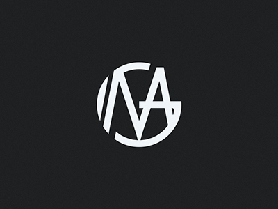MGA Monogram graphic grid logo mark monogram