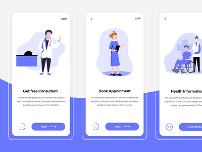 Doctor Apps Exploration by Happy Tri Milliarta on Dribbble