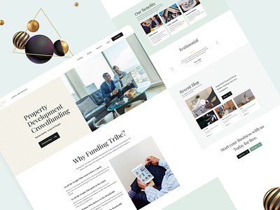 Property Development Landing Page Design