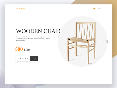 Furniture Shop Page by Hazrat Ali 🔥 on Dribbble
