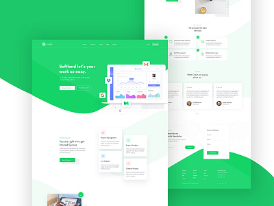 Creative Agency Landing Project agency app creative creative design creative agency design illustration landing page minimal startup website