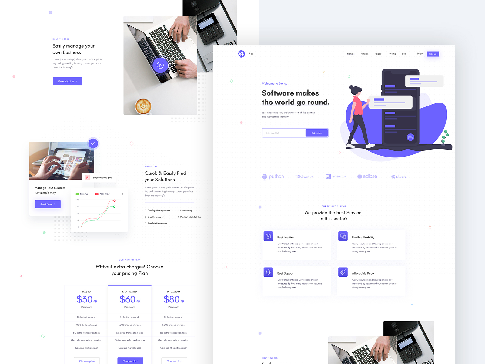 Creative Agency Landing Page by Hazrat Ali 🧠 on Dribbble