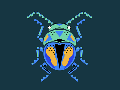 Leaf beetle beetle bug illustrator insect leaf shapes