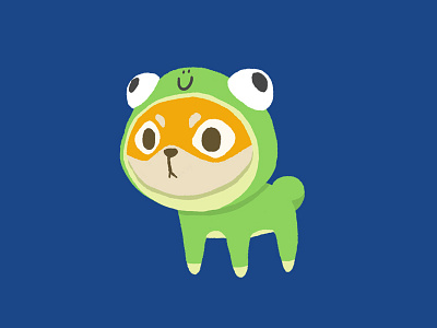 Shiba Frog animal costume cute frog lol shiba shiba inu