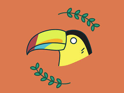 Toucan bird illustration toucan