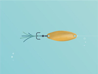 Lures – Spoon bass fish fishing lake lure procreate spoon bait