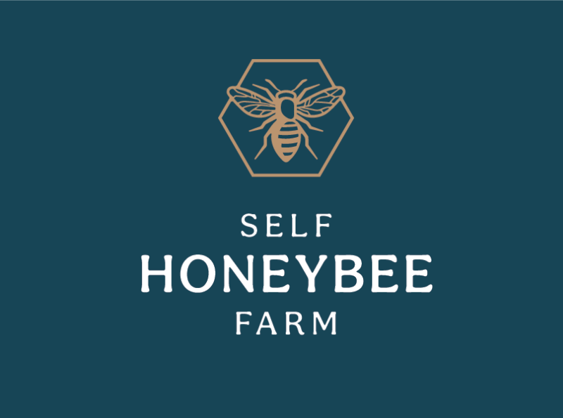 Honeybee Farm logo by Jared Rauh on Dribbble