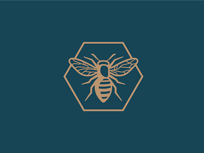 Honeybee Farm logo by Jared Rauh on Dribbble