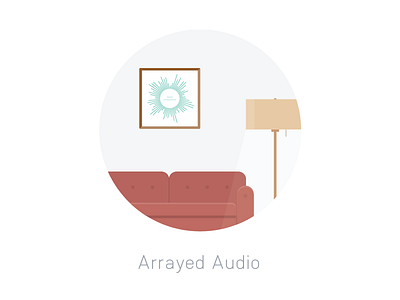 Arrayed Audio2 array arrayed audio artwork couch etsy forty45 lamp product illustration