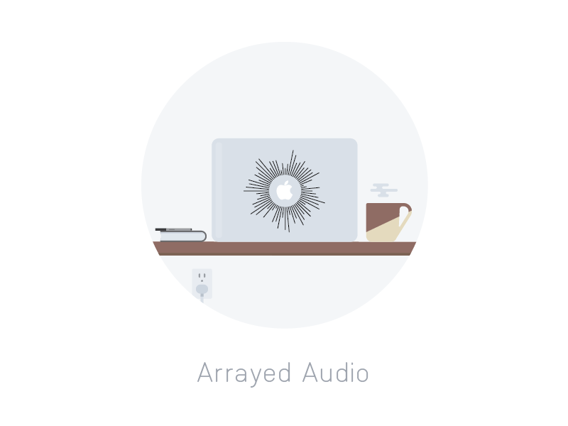 Arrayed Audio Decals vinyl decal arrayed audio mug coffee desk macbook decal etsy