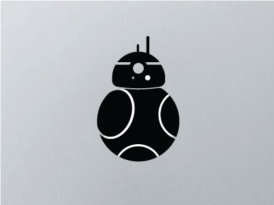 BB-8 Decal apple decal bb 8 bb 8 decal bb8 macbook decal star wars star wars decal starwars