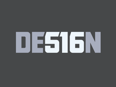 516 Design 516 516design de516n design logo logotype word mark wordmark
