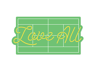 Love All 516 design de516n love love all sports sports sticker sticker tennis