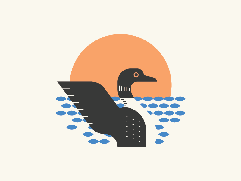 Loon Lover animal summer lake bird bird design bird bird shirt loon shirt lake loon