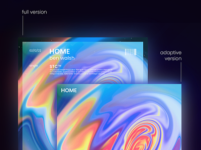 Album cover Ben Walsh - Home, full and adaptive versions