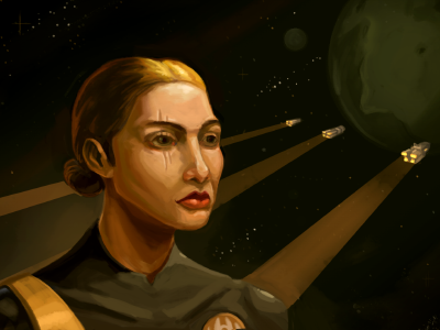 Halcyon 6: Human Concept Painting digital painting gameart gamedev halcyon6 photoshop portrait