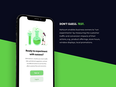 Small Business Analytics App | Kahzum | Showcase Mockup