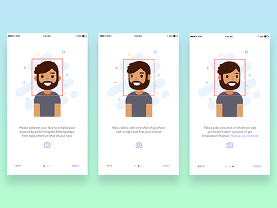 Roco - Onboarding app ios mobile onboarding product design profile screen sign in sign up social ui ux